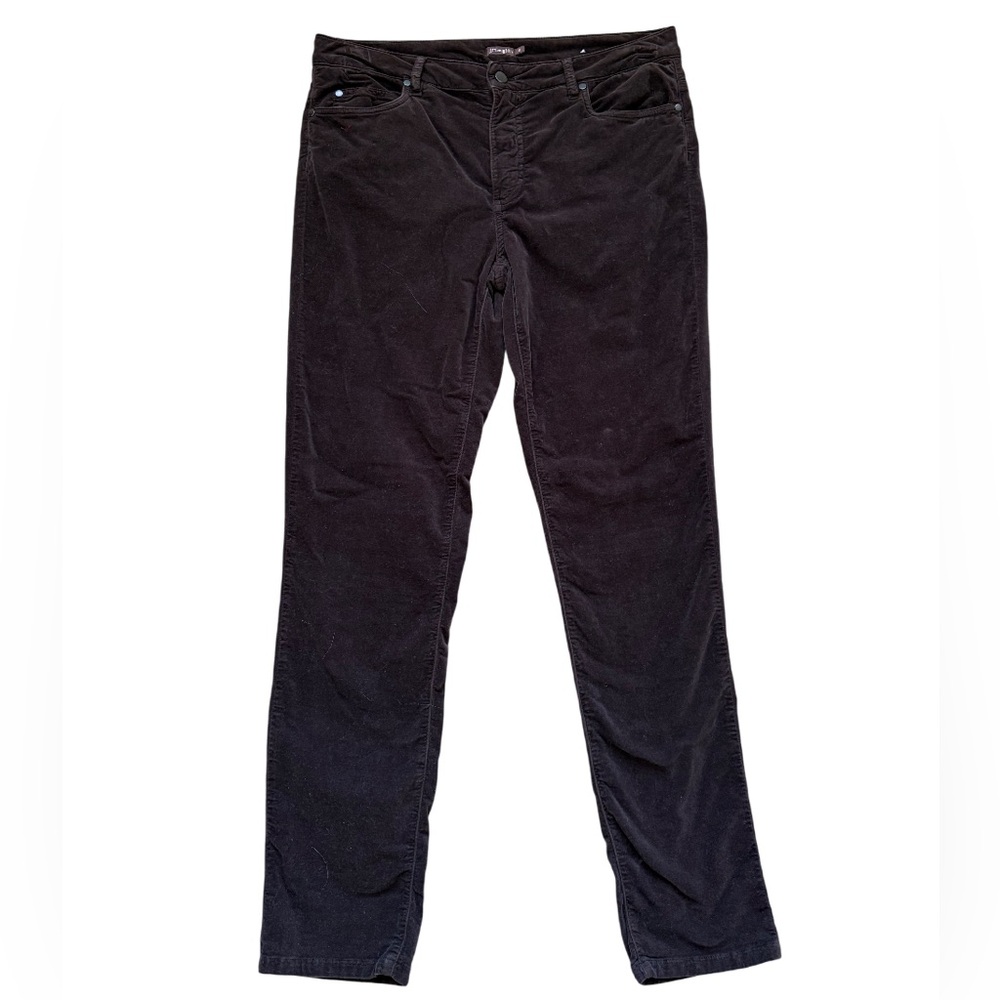 J. McLaughlin Brown Corduroy Velvet Straight Leg Jeans Size 8